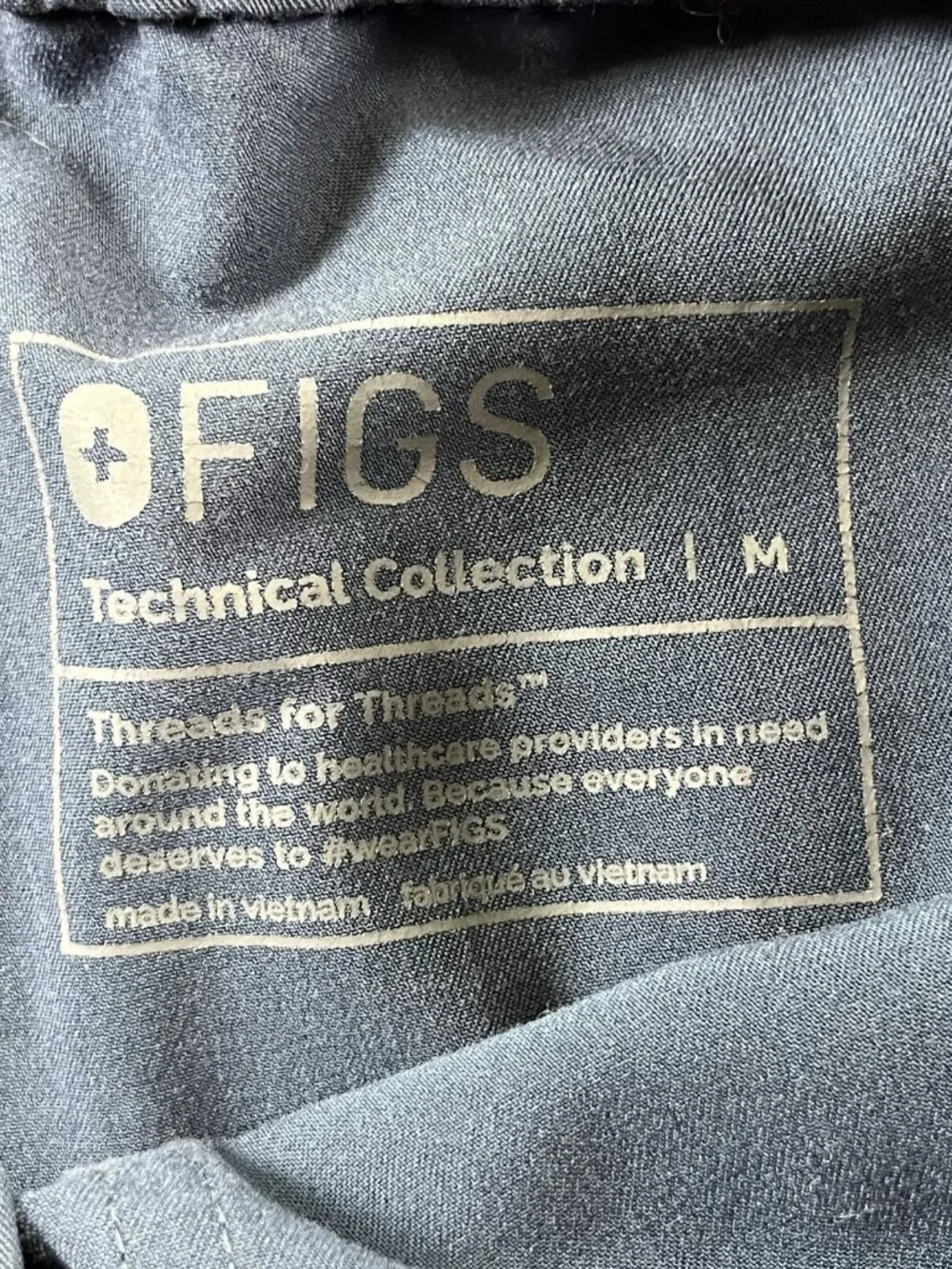 Figs Scrubs Pants Size Medium Blue Style TM3001